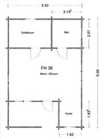 Grundriss Ferienhaus 36