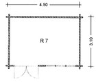 Grundriss Gartenhaus R7